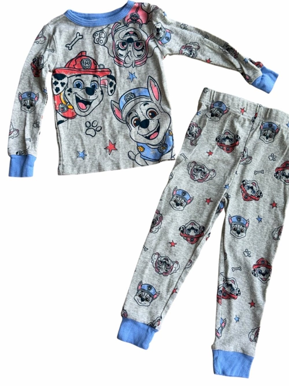 Paw Patrol Nickelodeon Cotton Long Sleeve And Pants 2 Piece Pajama Set Girls 3T
